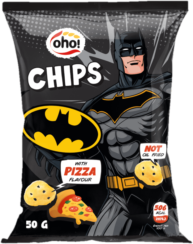 Oho Pizza chips Batman