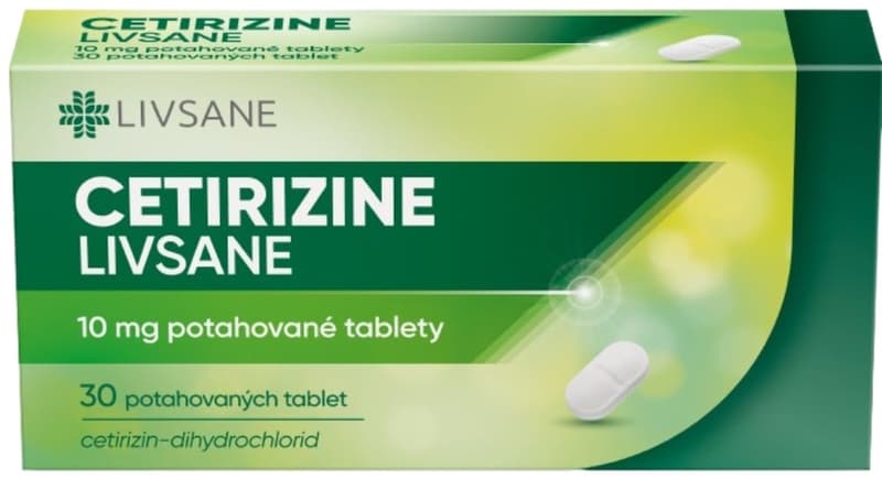 CETIRIZINE LIVSANE 10MG Potahovaná tableta 30
