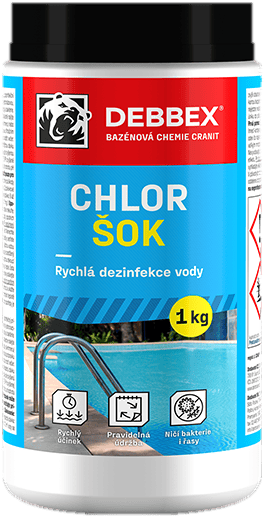 DEBBRX Chlor šok