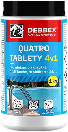 DEBBEX Quatro Maxi tablety 4v1 5×200 g