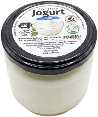 Farma rodiny Němcovi Farmhouse plain yogurt lactose free