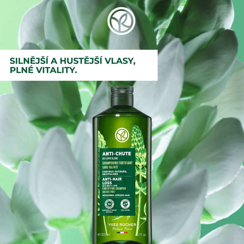 Yves Rocher Šampon na podporu růstu vlasů