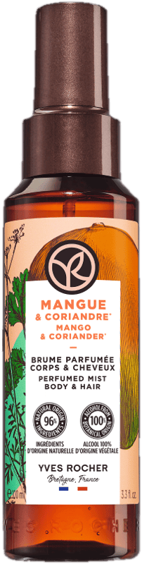 Yves Rocher Parfémovaný sprej na tělo a vlasy Mango & koriandr