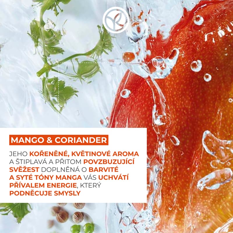 Yves Rocher Parfémovaný sprej na tělo a vlasy Mango & koriandr