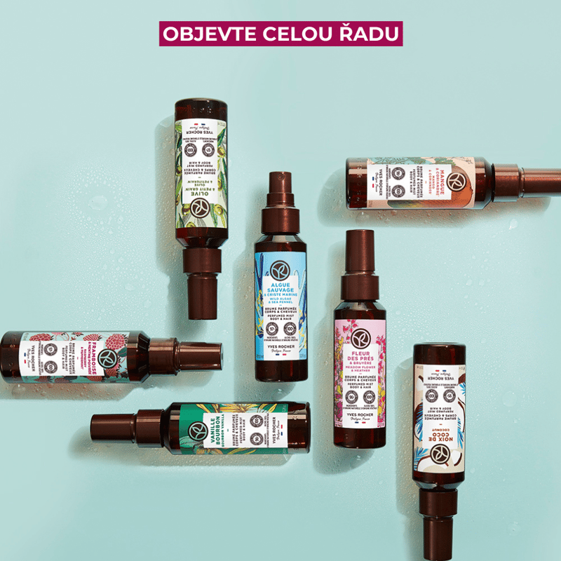 Yves Rocher Parfémovaný sprej na tělo a vlasy Malina & máta