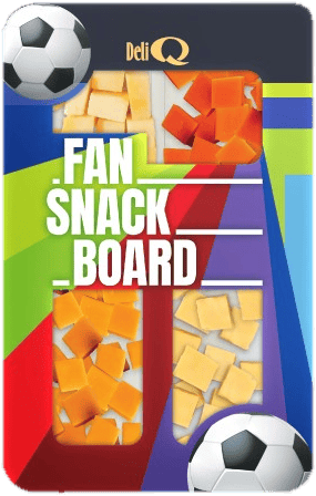 Deli Q Fan Snack Board Výběr sýrů