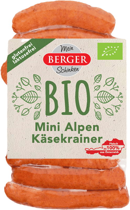 Berger BIO Mini klobásky se sýrem
