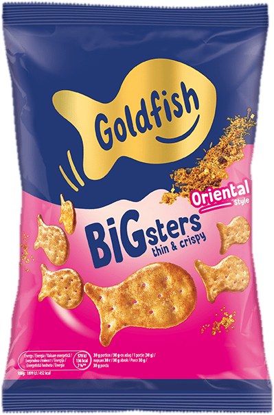 Goldfish BIGsters Oriental seasoned krekry s orientálním kořením