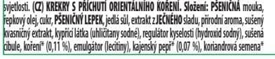 Goldfish BIGsters Oriental seasoned krekry s orientálním kořením