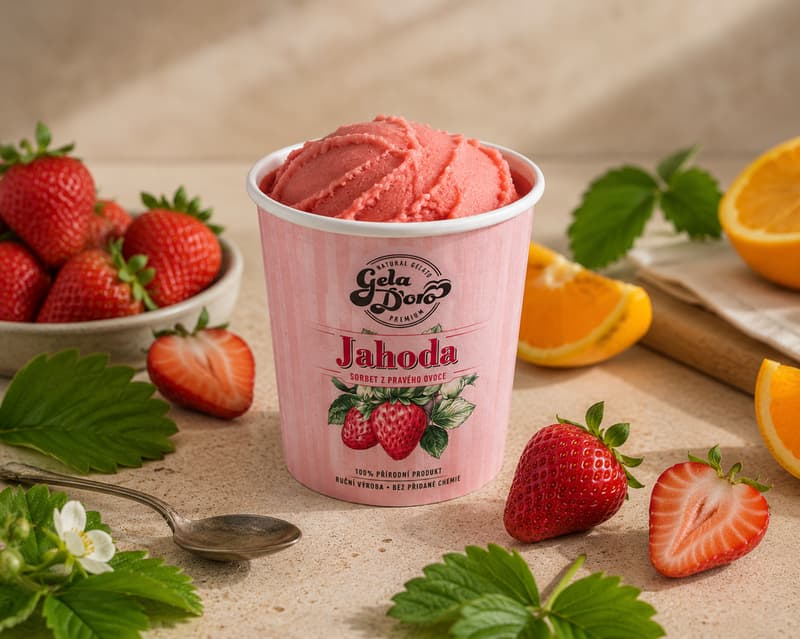 Gela D’oro Sorbet jahoda