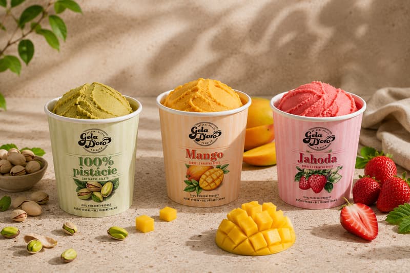 Gela D’oro Smetanové gelato pistácie