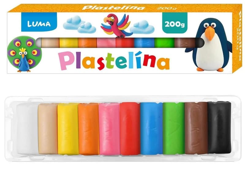 Luma Plastelína 10 barev
