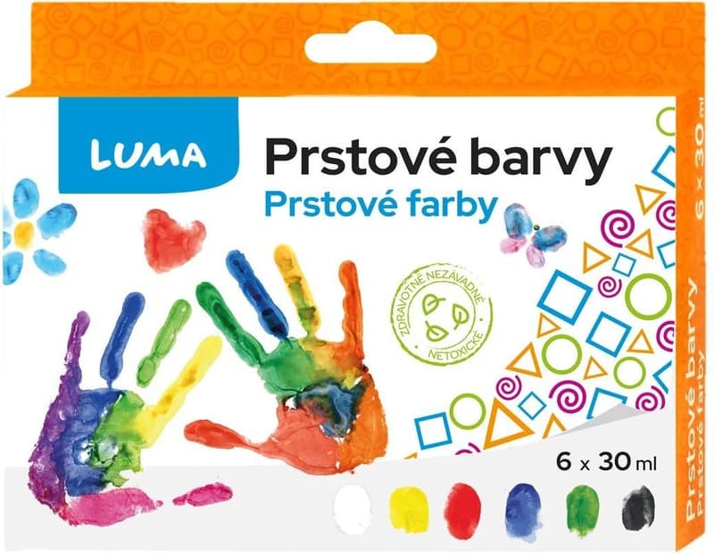 Luma Barvy prstové mix barev (6×30 ml)