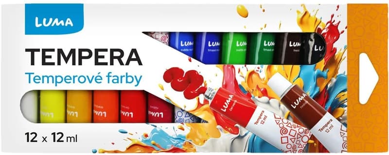 Luma Temperové barvy (12×12 ml)