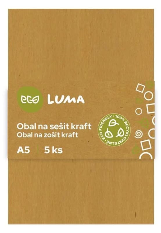 Luma EKO Obal na sešit A5