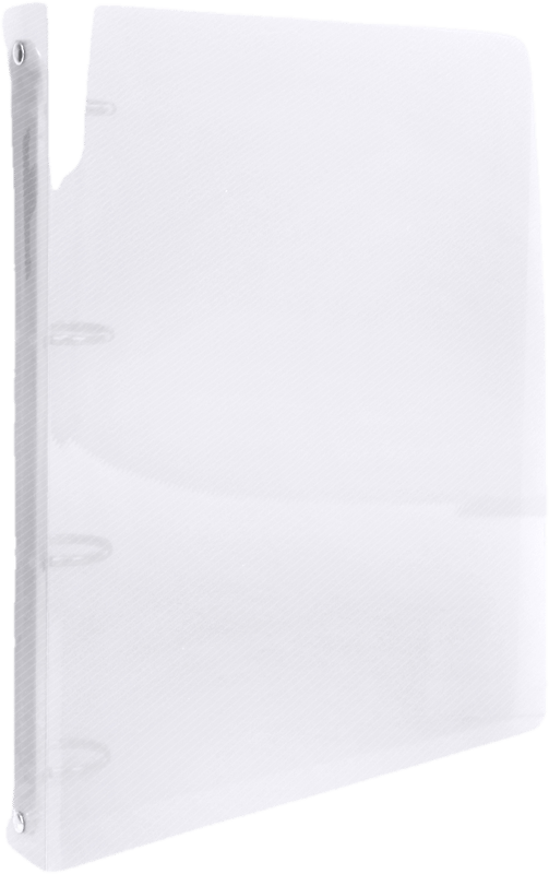 Luma Pořadač čtyřkroužkový A4, transparentní