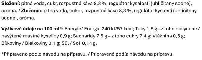 Nescafé Espresso koncentrát vanilka