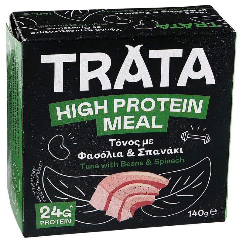 TRATA High Protein Meal Tuňák s fazolemi a špenátem