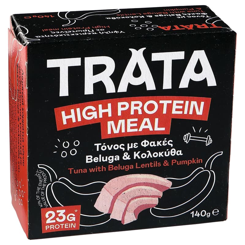 TRATA High Protein Meal Tuňák s černou čočkou a dýní