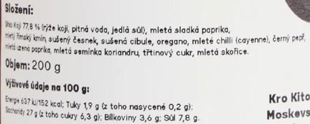 KRO Taco BBQ marináda