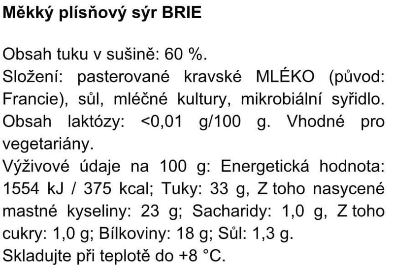 Ermitage Sýr brie Le Maubert