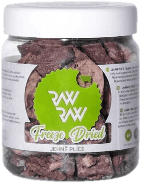 Raw Raw Mrazem sušené jehněčí plíce