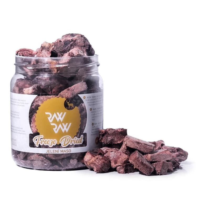 Raw Raw Mrazem sušené jelení maso