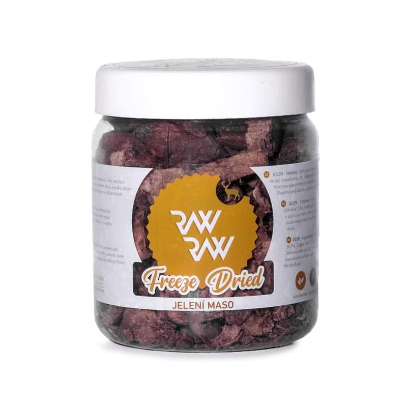 Raw Raw Mrazem sušené jelení maso