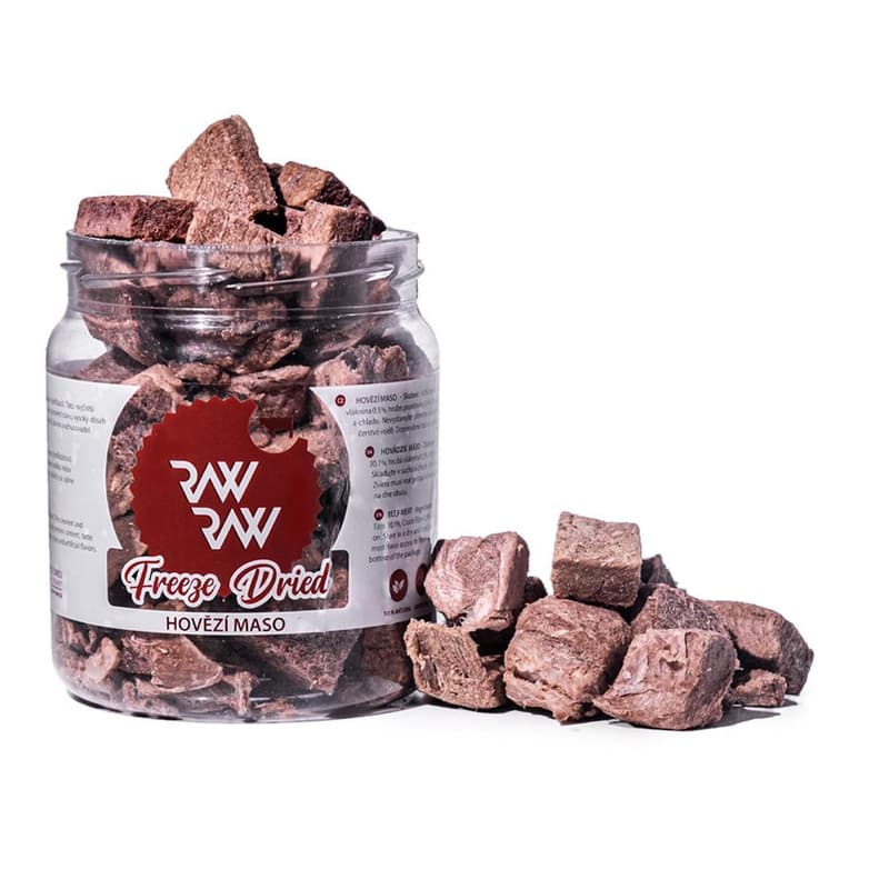 Raw Raw Mrazem sušené hovězí maso