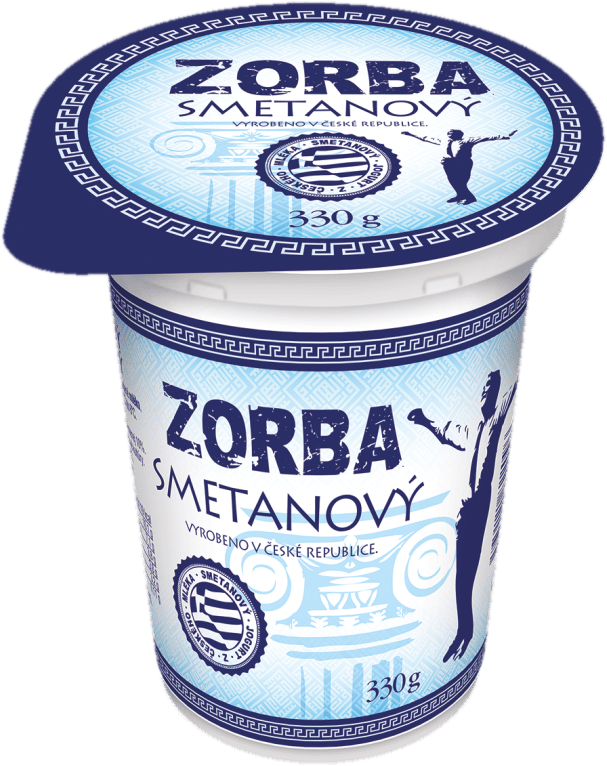 Zorba Smetanový jogurt natur 10%