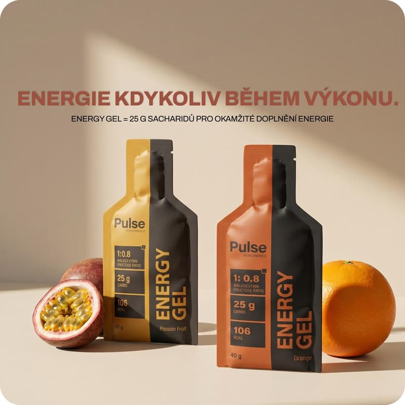 Pulse Performance Energy Gel Pomeranč