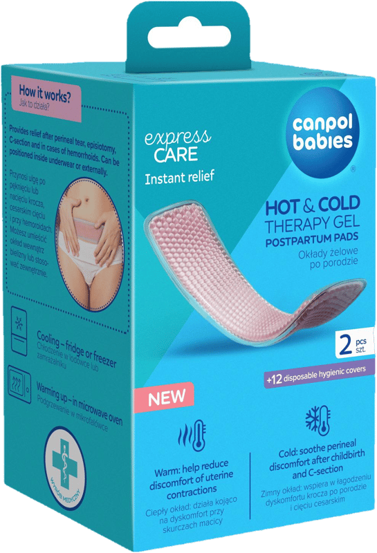 Canpol babies Poporodní gelové vložky Hot&Cold