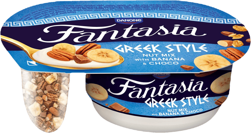 Fantasia Jogurt greek style ořech a banán