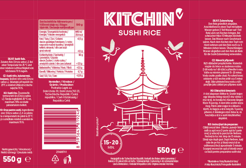 Kitchin Rýže sushi