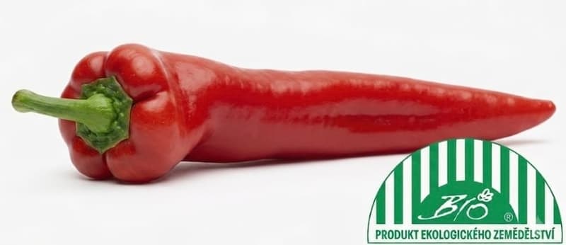 Bio Paprika červená špičatá 1ks