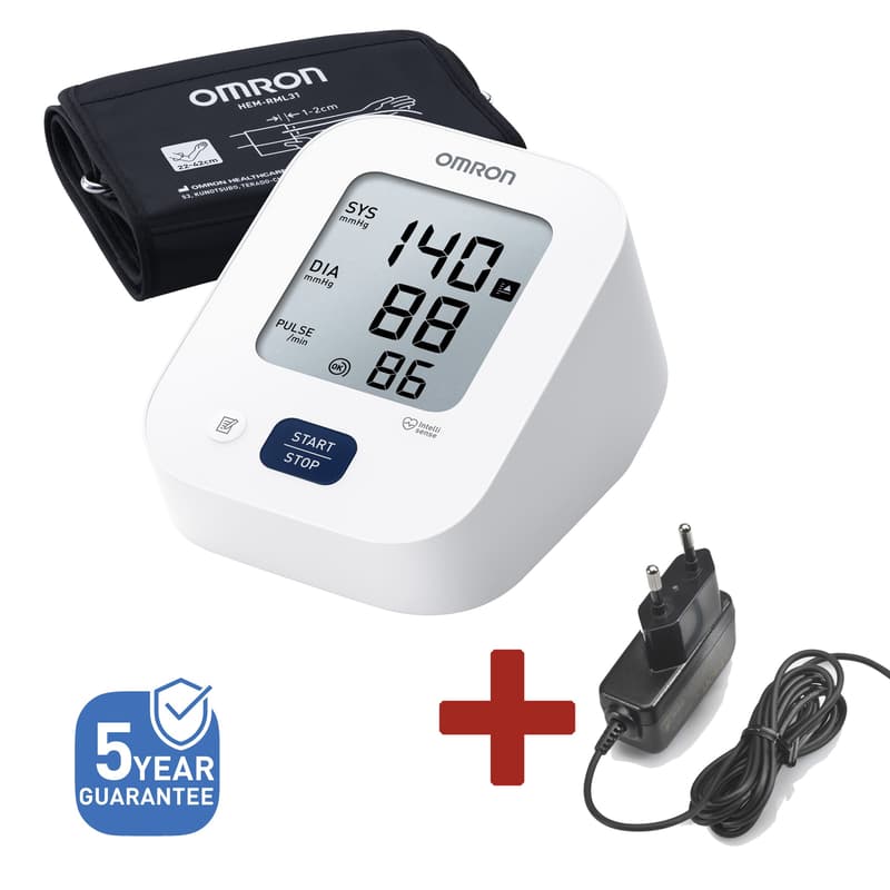 Tonometr digi.OMRON M2+ AC pažní+zdroj