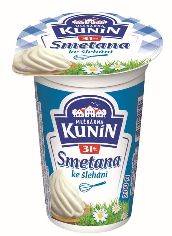 Dairy Kunín Whipping cream 31% 