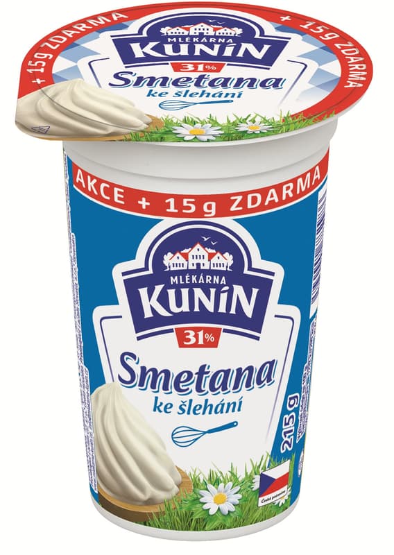 Dairy Kunín Whipping cream 31% 