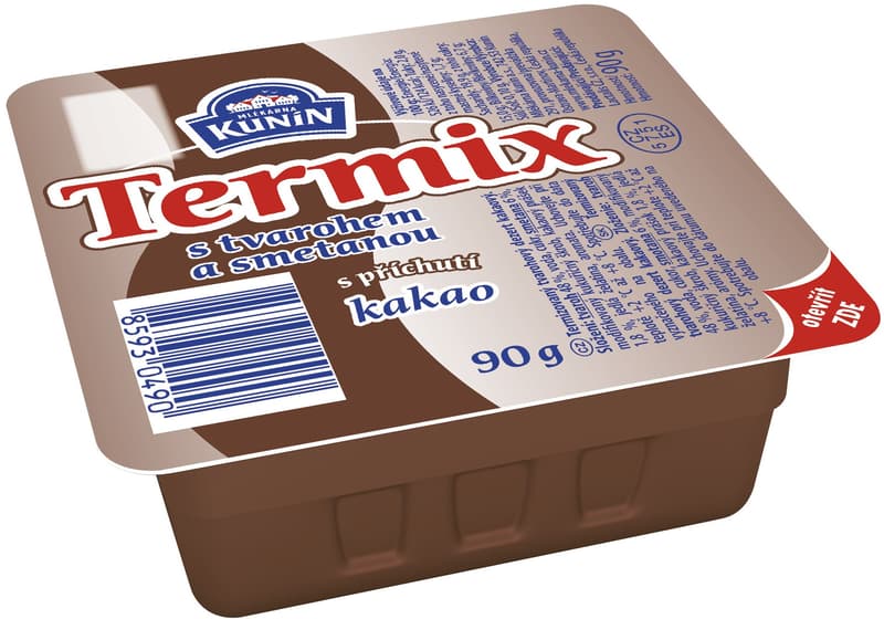 Mlékárna Kunín Termix s příchutí kakao