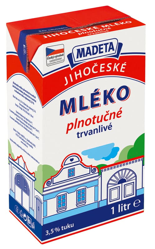 Madeta South Bohemian milk full-fat 3.5%