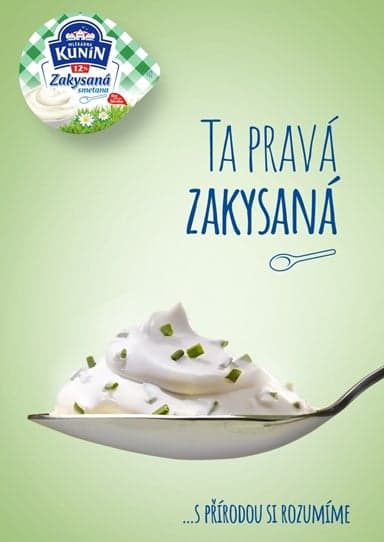 Mlékárna Kunín Zakysaná smetana 12%
