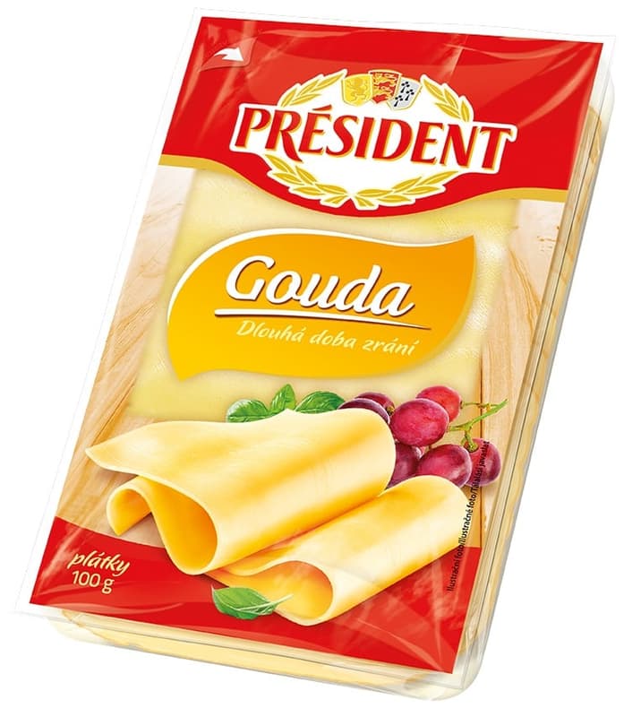 President Gouda Cheese Slices