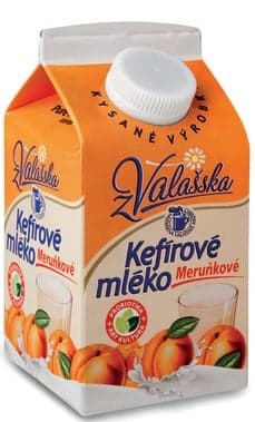 Dairy ValMez Kefir milk apricot low fat 0,8%