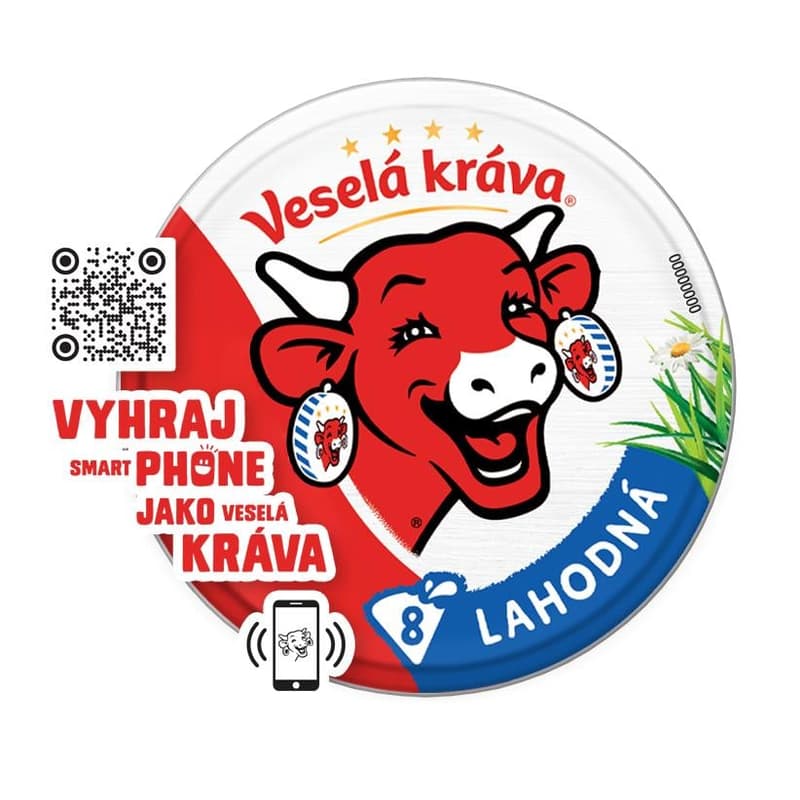 Veselá kráva Lahodná Tavený sýr