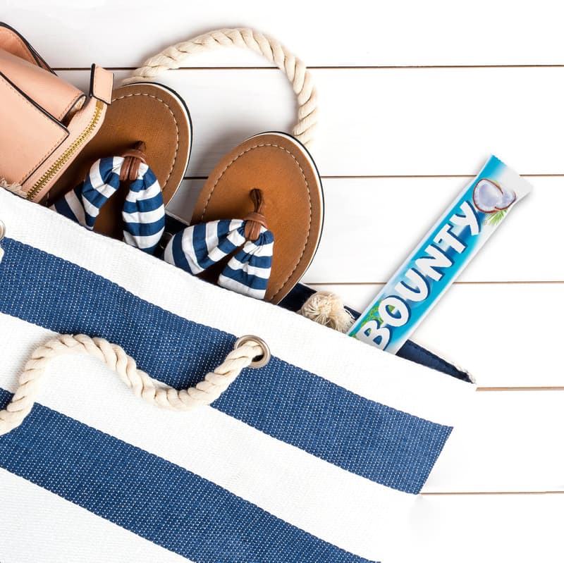 Bounty coconut bar in milk chocolate