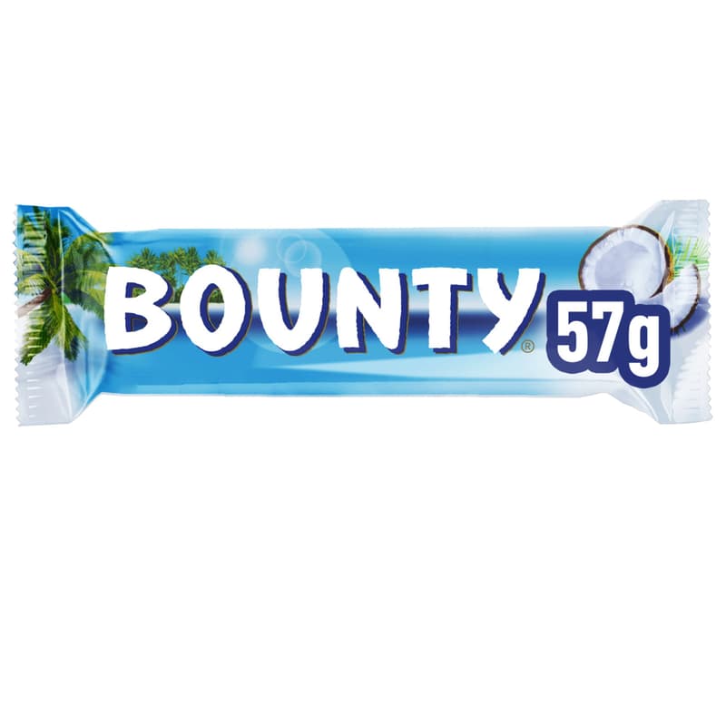 Bounty coconut bar in milk chocolate