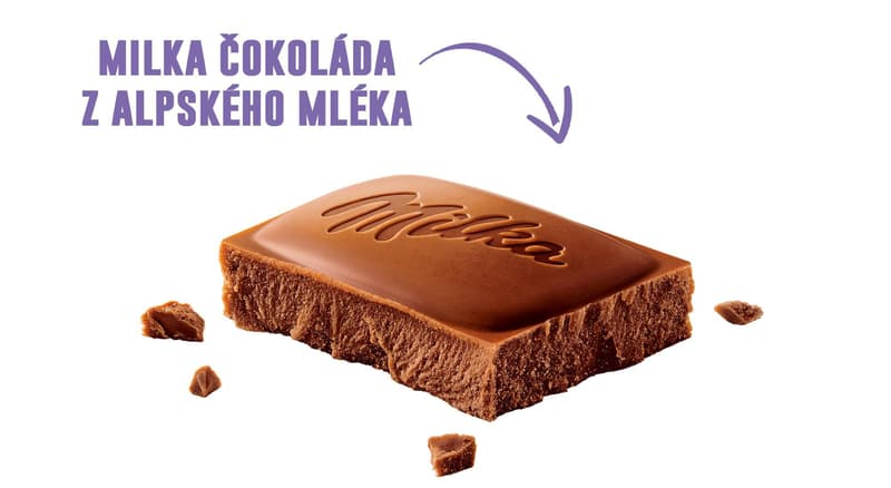 Milka čokoláda Mléčná z alpského mléka