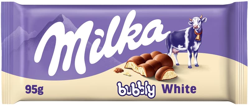 Milka Bubbly Milk & White