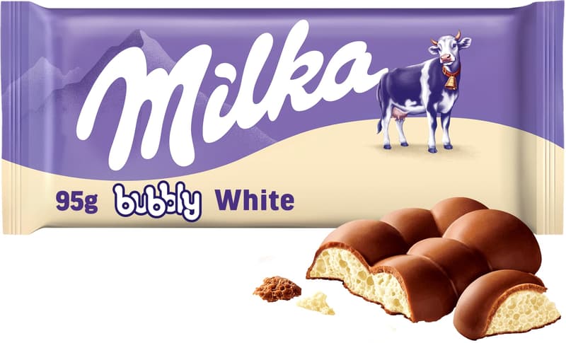 Milka Bubbly Milk & White