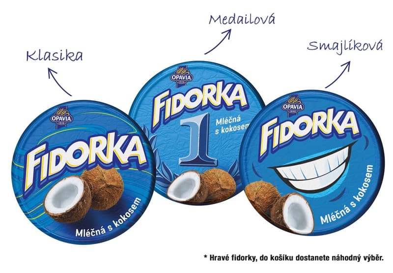 Opavia Fidorka milk blue